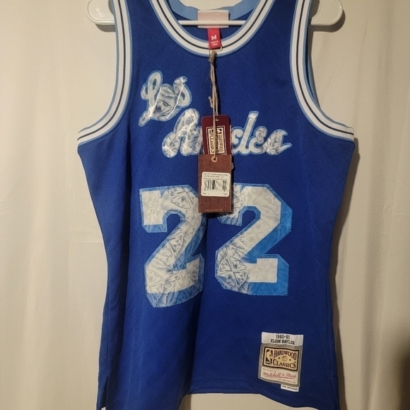 Mitchell & Ness Other - Mitchell & Ness Lakers Elgin Baylor 1960 Swingman Diamond Jersey Men's Medium